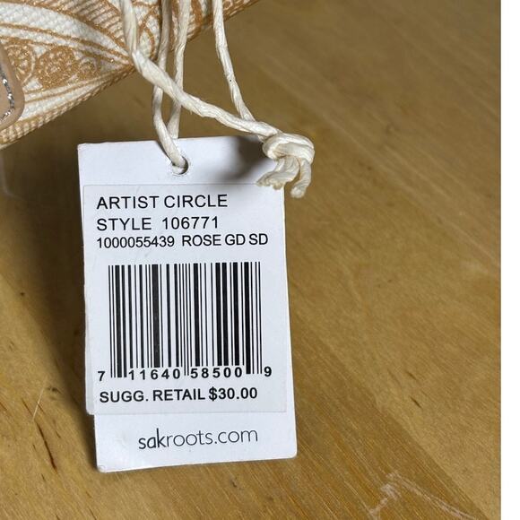 Sakroots Artist Circle Rose Gold Wallet NWT - Picture 4 of 5